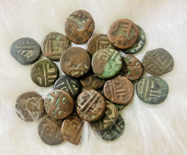 Maratha Empire Chhatrapati Shivaji Maharaj Copper Shivrai Paisa Coin